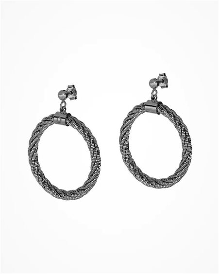 Orecchini Desmos Donna in Argento SPRING TWIST GM 35 - SPRING TWIST GM 35